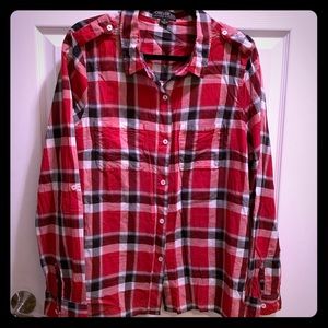 Plaid blouse by Forever 21